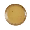 Sable - Assiette D20,5 à dessert en porcelaine ocre