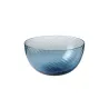 Spirale - Bol bleu encre D13 en verre soufflé bouche