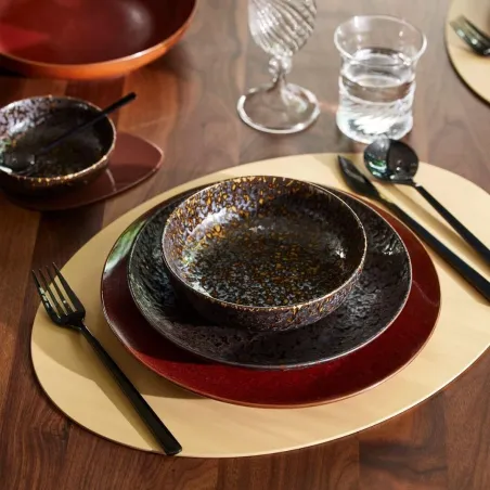 Sumi - Bol D15.5 en porcelaine chocolat