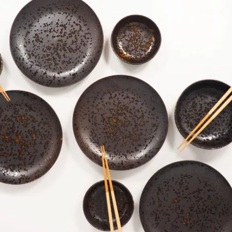 Sumi - Bol D15.5 en porcelaine chocolat