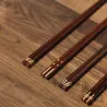 Tatami - Set de quatre paires de baguettes en bois naturel