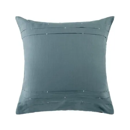 Victoria - Taie carré en lin bleu orient 65X65