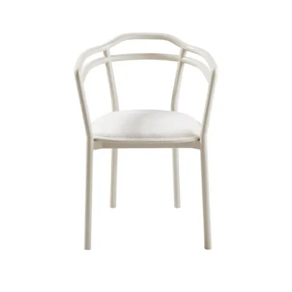 Signature - Chaise en chêne laqué sable