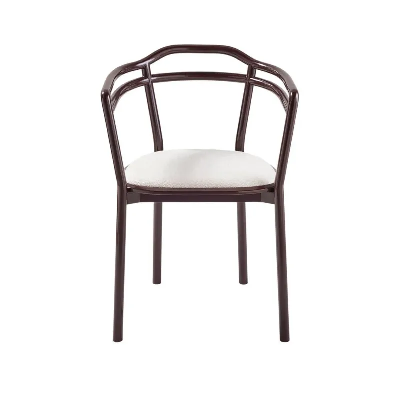 Signature - Chaise en chêne laqué sépia