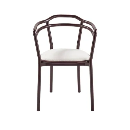 Signature - Chaise en chêne laqué sépia