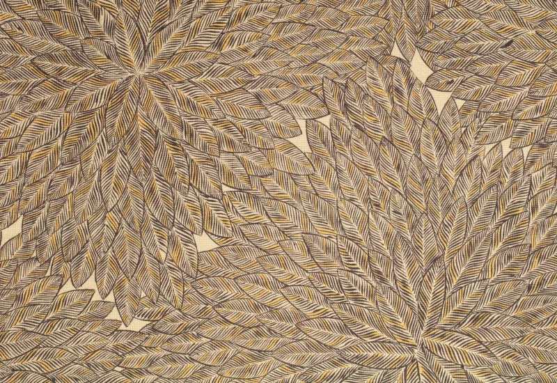 Tissus au mètre - Toile lin viscose imprimée CHAMAN | Susty