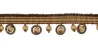 Galon frange - HOULÈS FGE PERLES TWIGGY 55MM | Susty