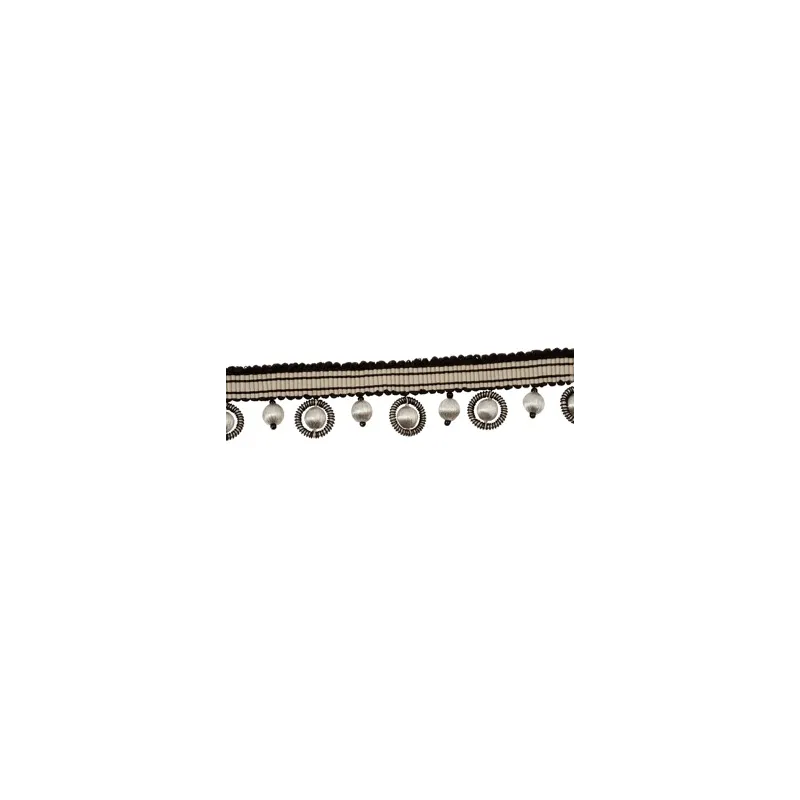 Galon frange - HOULÈS FGE PERLES TWIGGY 55MM | Susty