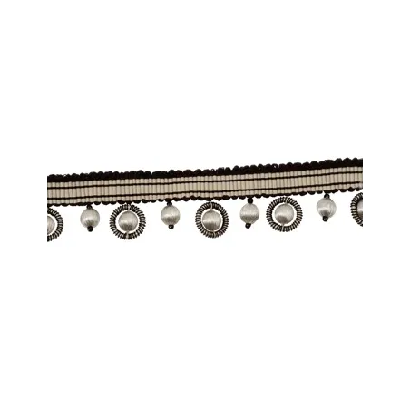 Galon frange - HOULÈS FGE PERLES TWIGGY 55MM | Susty