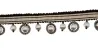 Galon frange - HOULÈS FGE PERLES TWIGGY 55MM | Susty