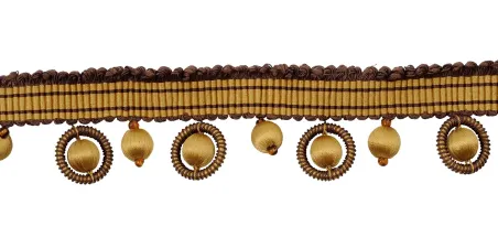 Galon frange - HOULÈS FGE PERLES TWIGGY 55MM | Susty