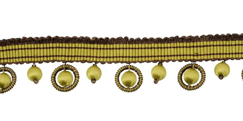 Galon frange - HOULÈS FGE PERLES TWIGGY 55MM | Susty