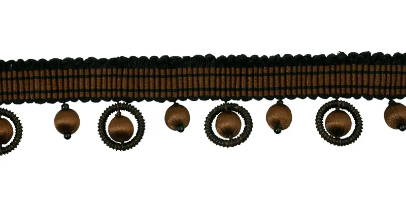 Galon frange - HOULÈS FGE PERLES TWIGGY 55MM | Susty