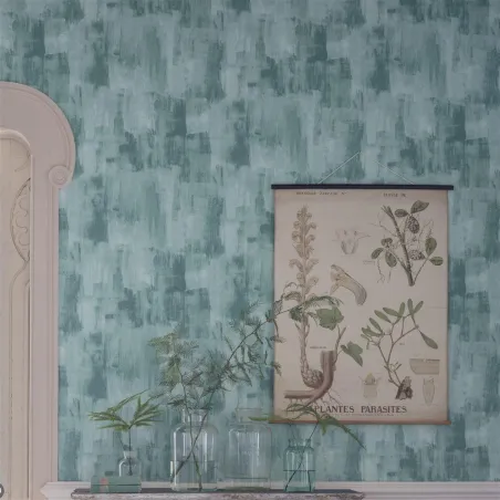 Papier peint - Designers Guild Marmorino - Jade | Susty