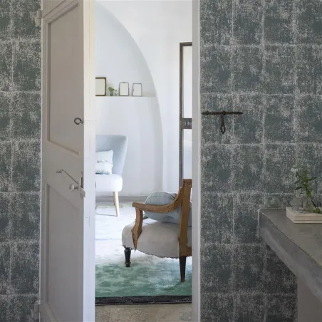 Papier peint - Designers Guild Saru - Granite | Susty