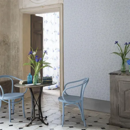 Papier peint - Designers Guild Arlay - Duck Egg | Susty