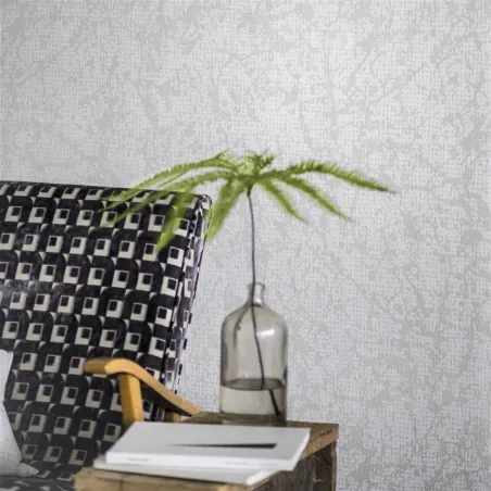 Papier peint - Designers Guild Boratti - Platinum | Susty