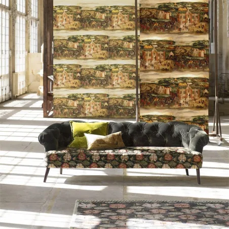 Papier peint - Designers Guild Cloth Of Gold - Peridot | Susty