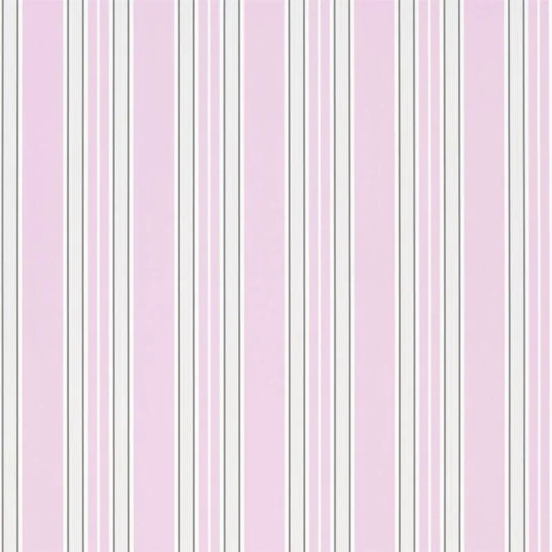 Papier peint - Designers Guild Pinstripe - Peony | Susty