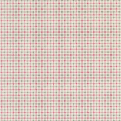 Papier peint - Designers Guild Willow Check - Peony | Susty