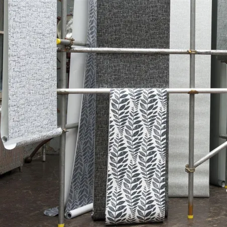 Papier peint - Designers Guild Kuta - Noir | Susty