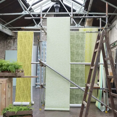 Papier peint - Designers Guild Kuta - Moss | Susty