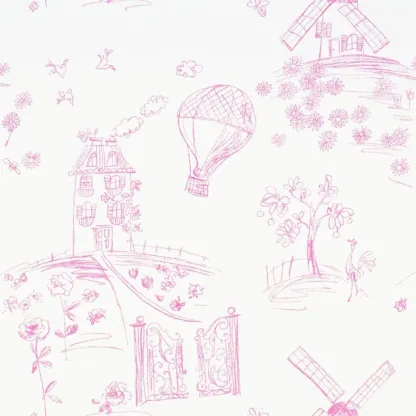 Papier peint - Designers Guild Meadowsweet - Peony | Susty