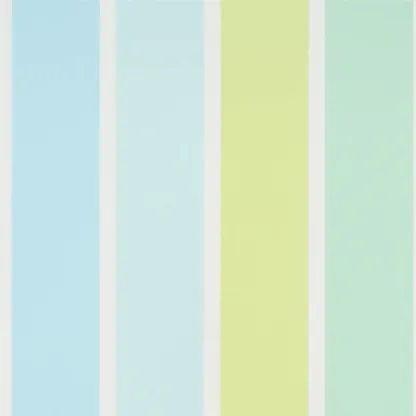 Papier peint - Designers Guild Fun Fair Stripe - Aqua | Susty