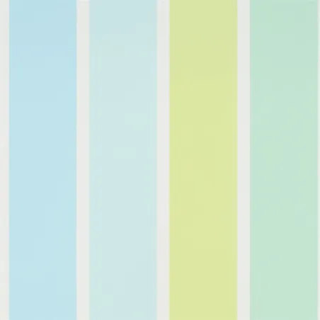 Papier peint - Designers Guild Fun Fair Stripe - Aqua | Susty