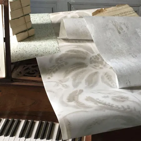 Papier peint - Designers Guild Angelique Damask Steel | Susty