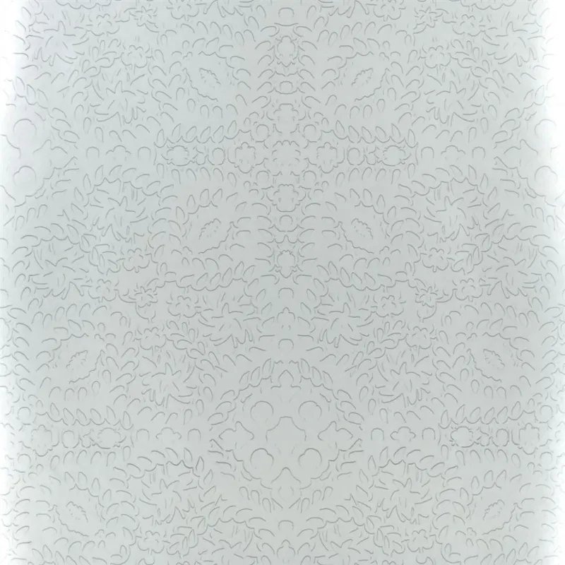 Papier peint - Designers Guild Boutis - Zinc Wallpaper | Susty