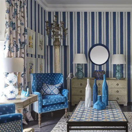 Papier peint - Designers Guild Scillo Charcoal | Susty