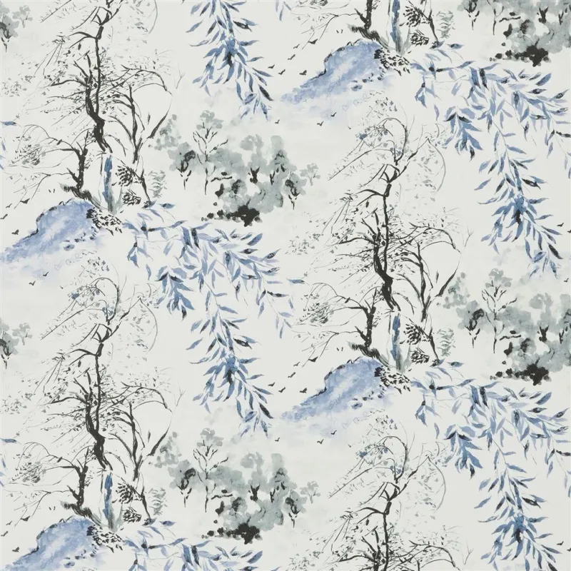Papier peint - Designers Guild Winter Palace - Indigo | Susty