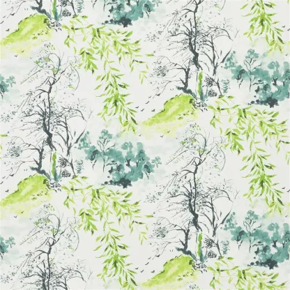 Papier peint - Designers Guild Winter Palace - Lime | Susty