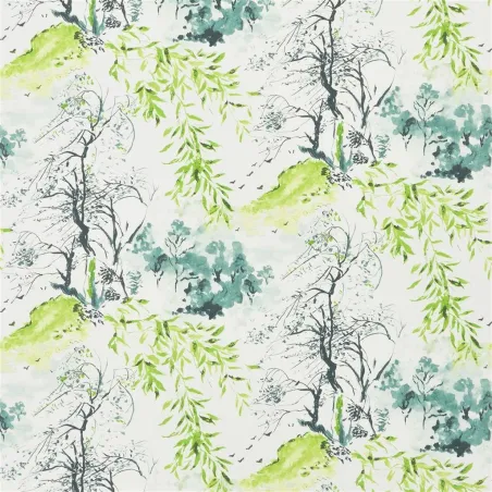 Papier peint - Designers Guild Winter Palace - Lime | Susty
