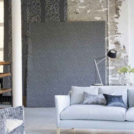 Papier peint - Designers Guild Torlonia - Noir | Susty