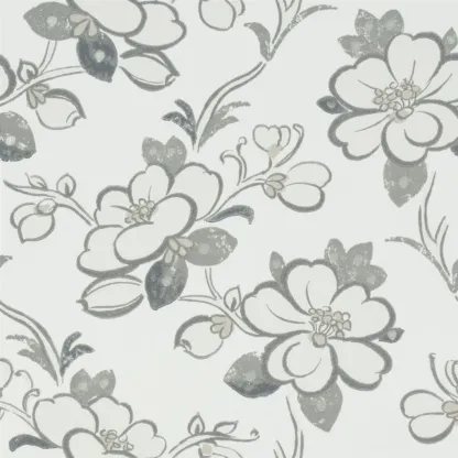 Papier peint - Designers Guild Lotus Flower - Slate | Susty