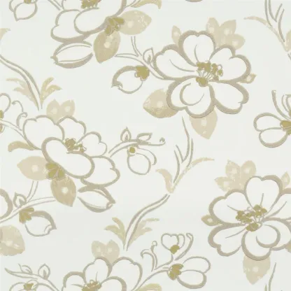 Papier peint - Designers Guild Lotus Flower - Oyster | Susty