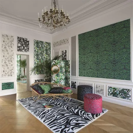 Papier peint - Designers Guild Pantigre - Turquoise Wallpaper | Susty
