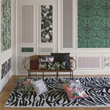 Papier peint - Designers Guild Pantigre - Turquoise Wallpaper | Susty