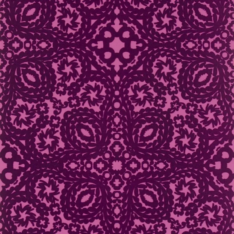 Papier peint - Designers Guild Paseo - Grenat Wallpaper | Susty