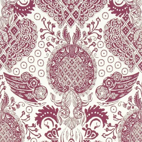 Papier peint - Designers Guild Marseille - Grenat Wallpaper | Susty