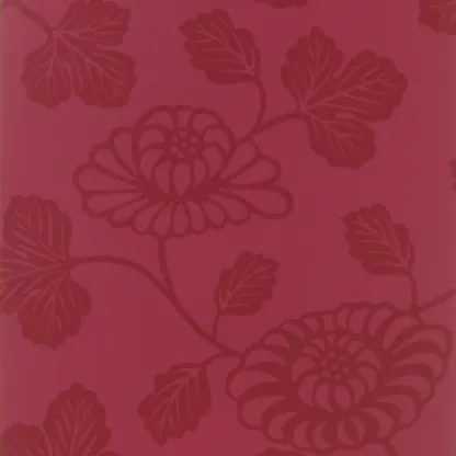 Papier peint - Designers Guild Kashima - Cranberry | Susty
