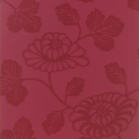 Papier peint - Designers Guild Kashima - Cranberry | Susty