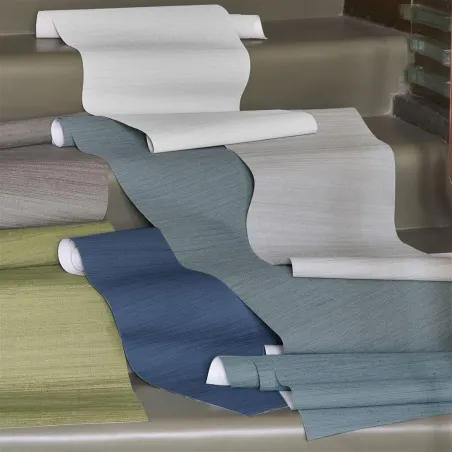 Papier peint - Designers Guild Brera Grasscloth Peridot | Susty