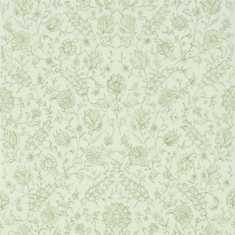 Papier peint - Designers Guild Flora - Olive | Susty