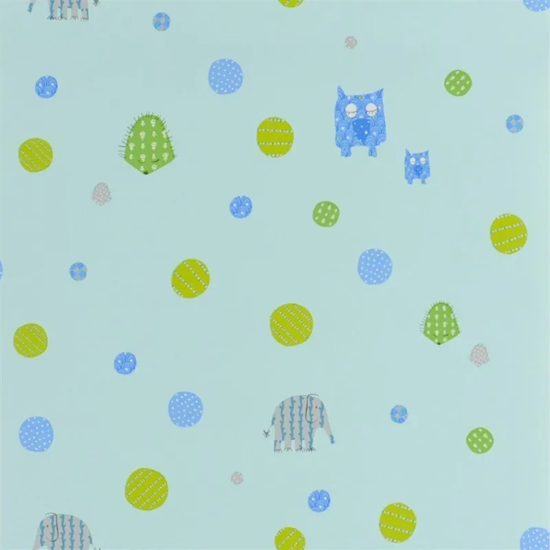 Papier peint - Designers Guild Chalk Farm - Ocean | Susty