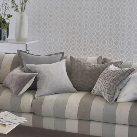 Papier peint - Designers Guild Merletti Graphite | Susty