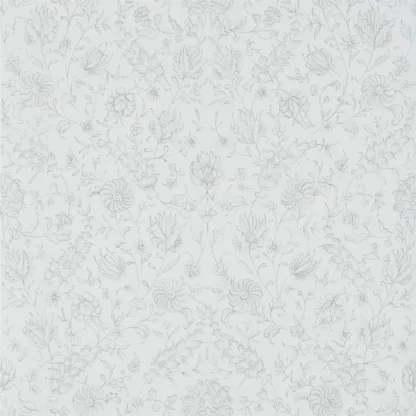 Papier peint - Designers Guild Flora - Silver | Susty