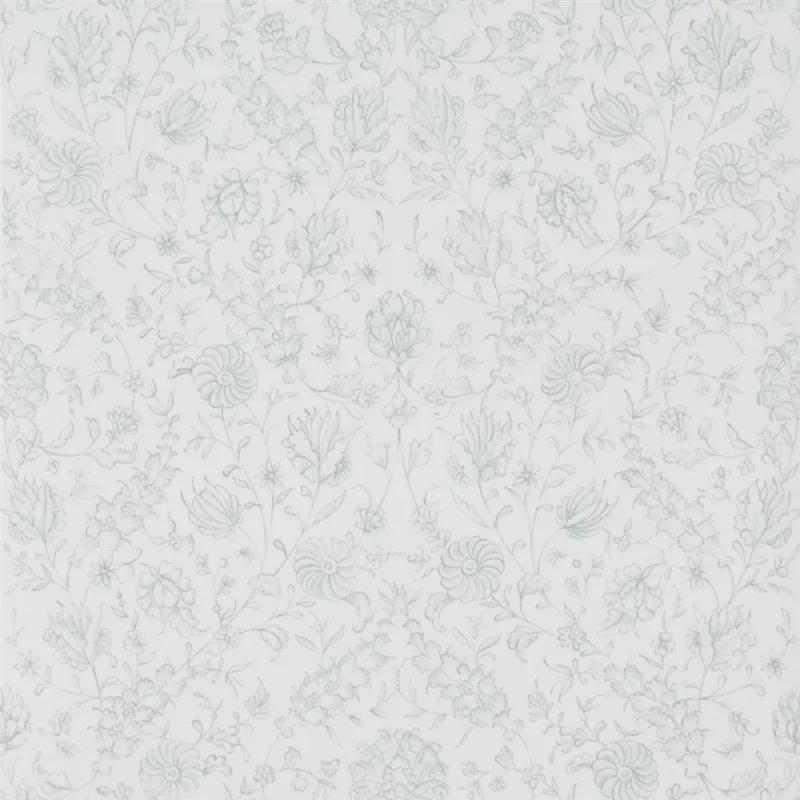Papier peint - Designers Guild Flora - Silver | Susty